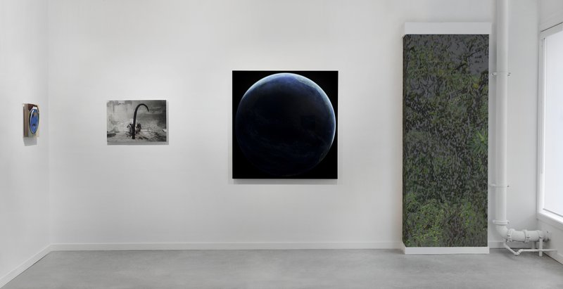 20120203 Alex Fischer Beyond The Fall O'Born Contemporary 11 Purple Jesus +bow +Supercollider +Untitled Greens documentation